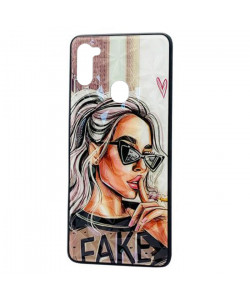 Чохол Samsung Galaxy M11 - Lady Fake Fashion Mix
