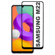 3D Скло Samsung Galaxy M22 - Full Glue (повний клей)