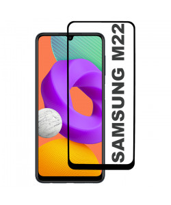 3D Скло Samsung Galaxy M22 - Full Glue (повний клей)