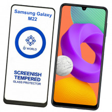 6D Скло Samsung Galaxy M22 - Загартоване