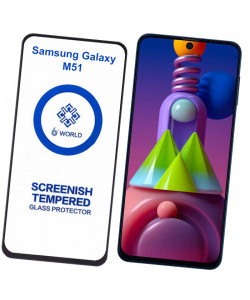 6D Скло Samsung Galaxy M51 - Загартоване