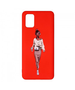 Силіконовий чохол Samsung Galaxy M51 - ART Lady Red