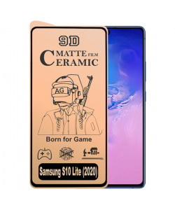 9D Стекло Samsung Galaxy S10 Lite (2020) – Ceramics Matte (Матовое)