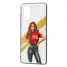 Чехол Samsung Galaxy S20 – Ladies Girl Fashion Mix (Красный)
