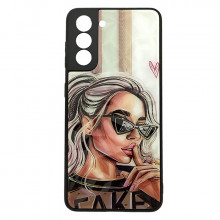 Чехол Samsung Galaxy S21 Plus – Lady Fake Fashion Mix