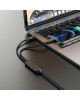 USB кабель Hoco U102 1,2m 5A 100W Type-C на Type-C+Lightning чорний