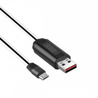USB Кабель Micro USB Hoco U29 – LED Екран (1 м)