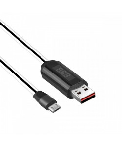 USB Кабель Hoco U29 Micro USB – LED Экран (1 м)