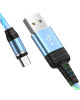 USB Кабель Hoco U90 – Магнитный и Мигающий (1 м)