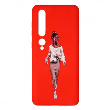 Силиконовый чехол Xiaomi Mi 10 Pro – ART Lady Red
