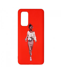 Силиконовый чехол Xiaomi Mi 10T – ART Lady Red