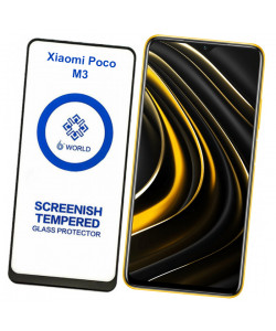 6D Скло Xiaomi Poco M3 - Загартоване