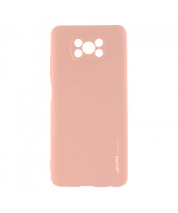 Чохол силіконовий Xiaomi Poco X3 – Smtt (Рожевий)