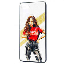 Чехол Xiaomi Redmi 6A – Ladies Girl Fashion Mix (Красный)