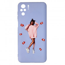 Силиконовый чехол Xiaomi Redmi Note 10 – ART Lady Like