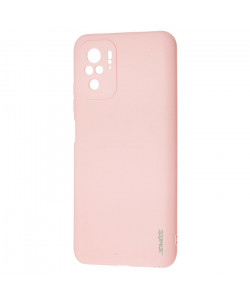Чехол силиконовый Xiaomi Redmi Note 10 – Smtt (Розовый)