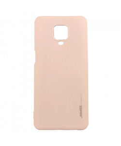 Чохол силіконовий Xiaomi Redmi Note 9 Pro - Smtt (Рожевий)