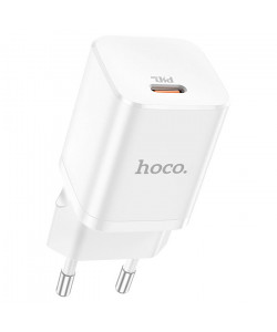 Сетевое зарядное устройство Hoco N19 PD 25W + QC3.0 3A Type-C на Type-C