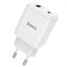 Мережевий зарядний пристрій Hoco N5 PD 20W + QC3.0 3A – USB + Type-C