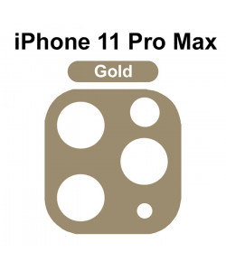 3D Стекло для камеры iPhone 11 Pro Max – Золотое