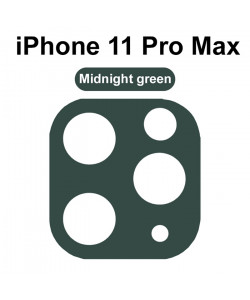 3D Скло для камери iPhone 11 Pro Max – Темно-зелене