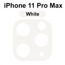 3D Скло для камери iPhone 11 Pro Max – Біле