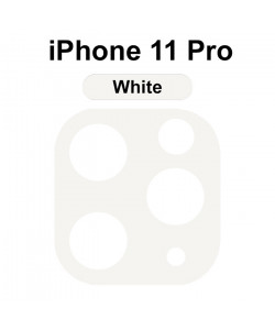 3D Стекло для камеры iPhone 11 Pro – Белое