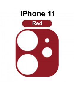 3D Стекло для камеры iPhone 11 – Красное