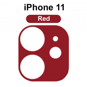 3D Стекло для камеры iPhone 11 – Красное