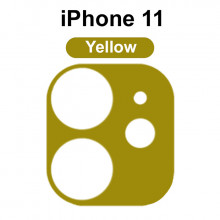 3D Стекло для камеры iPhone 11 – Желтое