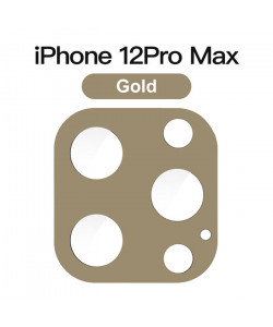 3D Скло для камери iPhone 12 Pro Max – Золоте