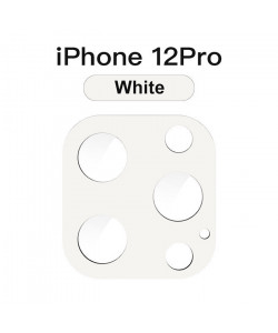 3D Стекло для камеры iPhone 12 Pro – Белое