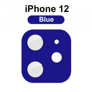 3D Скло для камери iPhone 12 – Синє