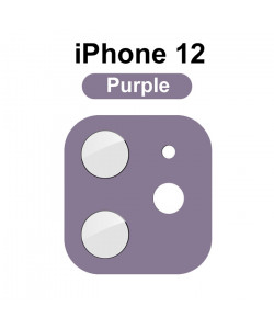3D Скло для камери iPhone 12 – Фіолетове