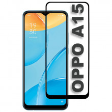 3D Скло Oppo A15 - Full Glue (повний клей)
