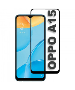 3D Стекло Oppo A15 – Full Glue (полный клей)