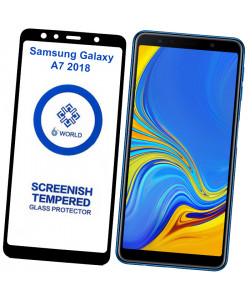 6D Скло Samsung Galaxy A7 2018 - Загартоване