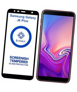 6D Скло Samsung Galaxy J6 Plus - Загартоване