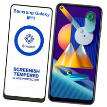 6D Скло Samsung Galaxy M11 - Загартоване