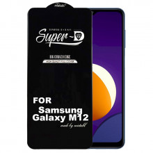 7D Скло Samsung Galaxy M12 - Super MTB (Загартоване)