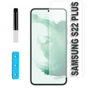 3D Скло  Samsung Galaxy S22 Plus (З ультрафіолетовим клеєм)