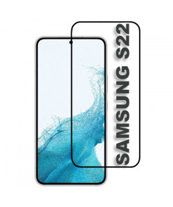 3D Скло Samsung Galaxy S22 - Full Glue (повний клей)
