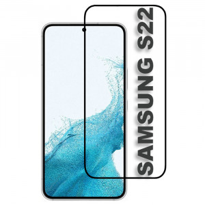 3D Скло Samsung Galaxy S22 - Full Glue (повний клей)