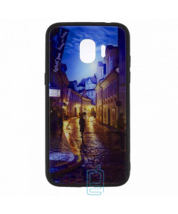 Чехол накладка Glass Case New Samsung J2 2018 J250, J2 Pro 2018 переулок