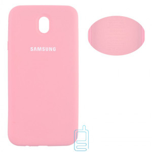 Чохол Silicone Cover Full Samsung J7 2017 J730 рожевий