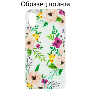 Чехол Bouquet Apple iPhone XS Max pink