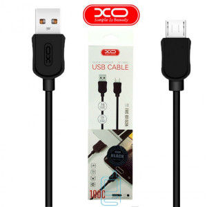 USB кабель XO NB41 micro USB 1m черный