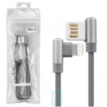 USB Кабель FWA04-I6 Lightning тех.пакет сірий