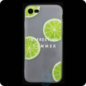 Чехол силиконовый Summer Apple iPhone 7, 8 Lime