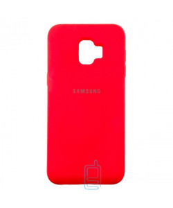 Чехол Silicone Case Full Samsung J2 Core 2018 J260 красный